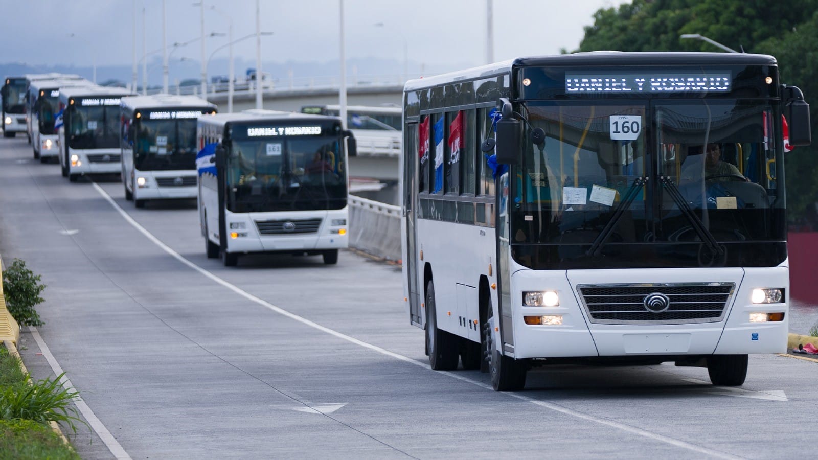 Nicaragua Adquiere Nueva Flota De Buses Chinos Para El Transporte