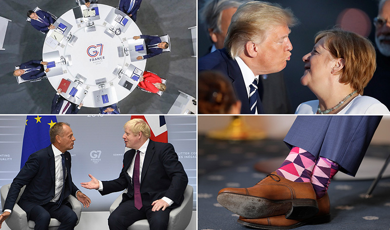 G7 en Biarritz, sólo un circo mediático