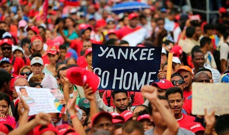 Trabajadores del mundo marcharon en Caracas para condenar bloqueo criminal contra Venezuela