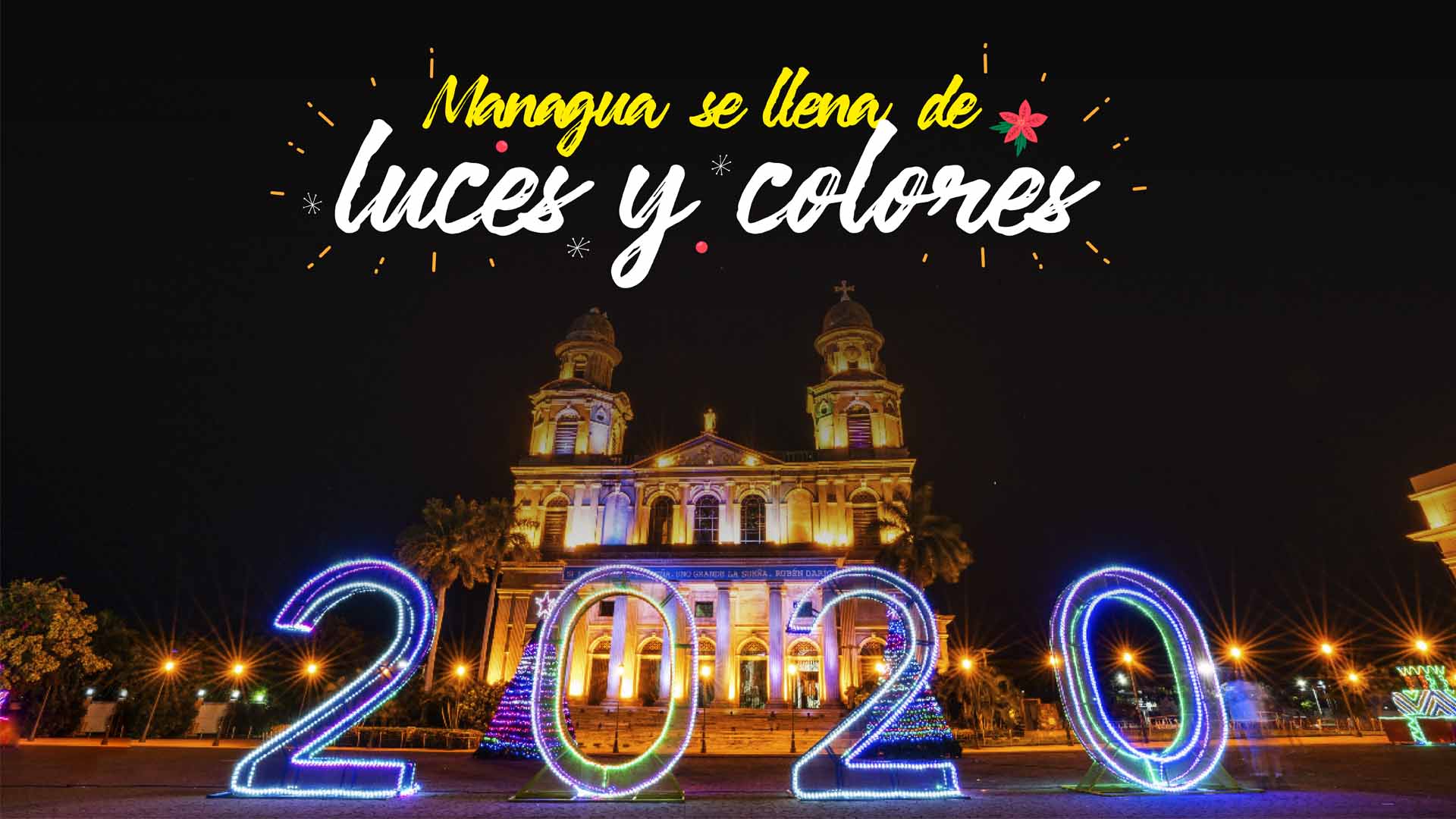 Managua se llena de luces y colores