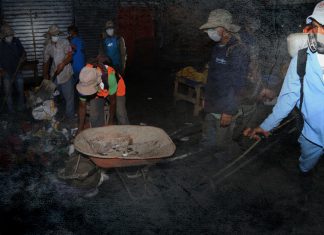 Inician labores de limpieza y desinfección en mercados de Nicaragua