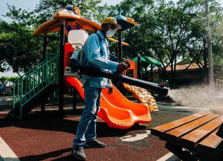 (FOTOS) Fortalecen limpieza y desinfección en espacios públicos de Nicaragua.