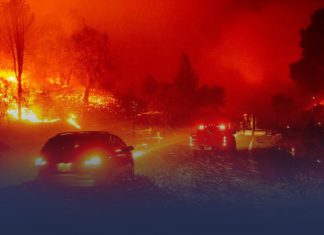 El fuego arrasa en EE.UU.