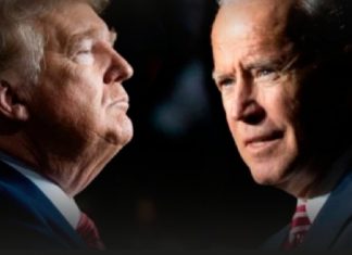 El confrontativo debate entre Trump y Biden