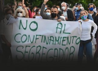 Masivas protestas por confinamiento en el mundo