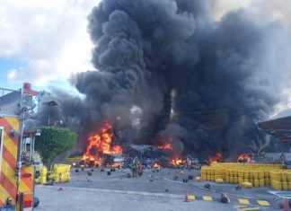 Fuerte incendio en El Salvador