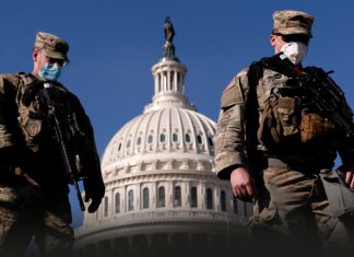 Washington militarizada previo a traspaso presidencial