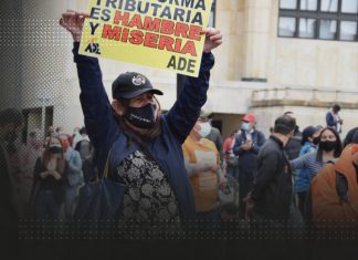 Colombia se levanta contra reformas tributarias