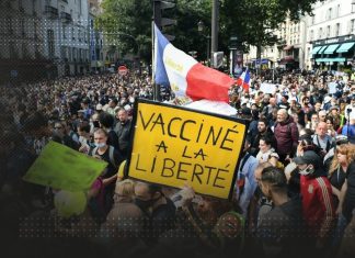 Protestas en Francia por medidas anti-covid Protestas en Francia por medidas anti-covid