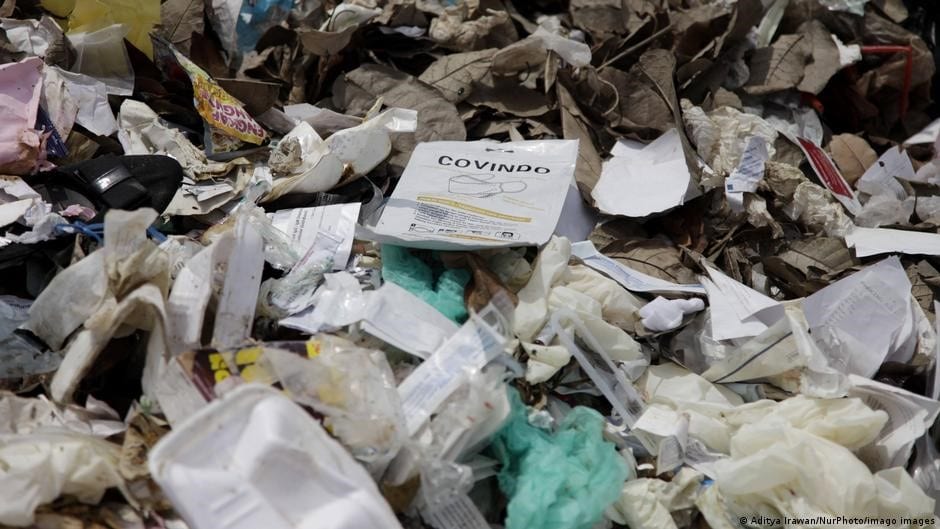 ONU llama por gestionar “mejor” los desechos médicos de protección. Foto: DW