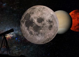 Espectáculo en el cielo: Venus, Marte y la Luna se unirán