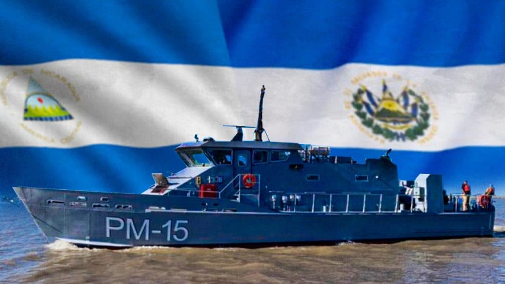 El Salvador ha enviado buques militares artillados a los espacios marítimos de Nicaragua