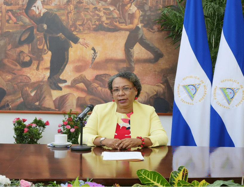 Florence Levy, experta en Derechos de Pueblos Afrodescendientes. Foto: Gobierno de Nicaragua
