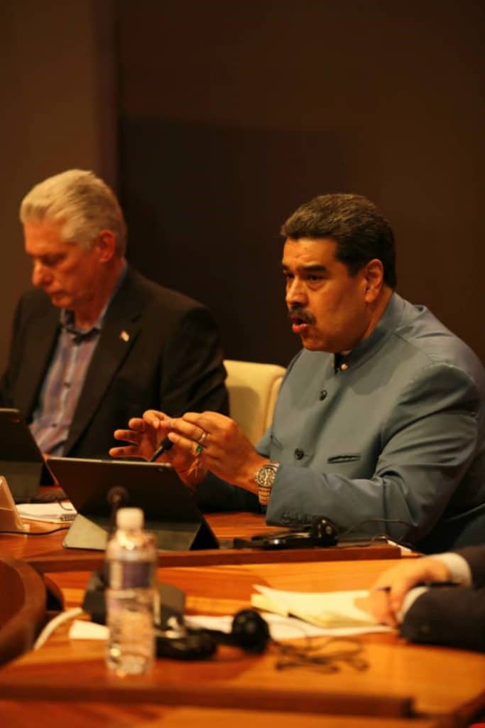 Presidente de Venezuela, Nicolás Maduro, calificó de errática la Cumbre de las Américas. Foto: Presidencia Cuba
