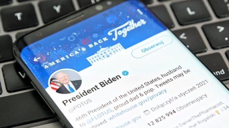 La herramienta SparkToro advierte que más de la mitad de seguidores de Biden en Twitter son Spam. Foto: Cosmogol