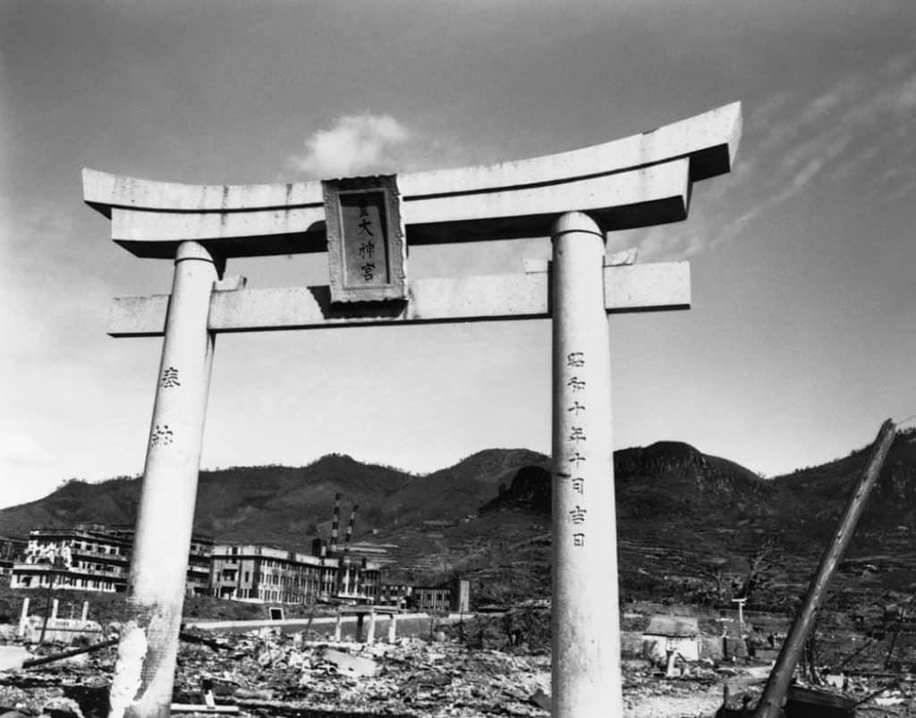 Devastación causada por la bomba atómica en Nagasaki, Japón. Foto: Getty Images