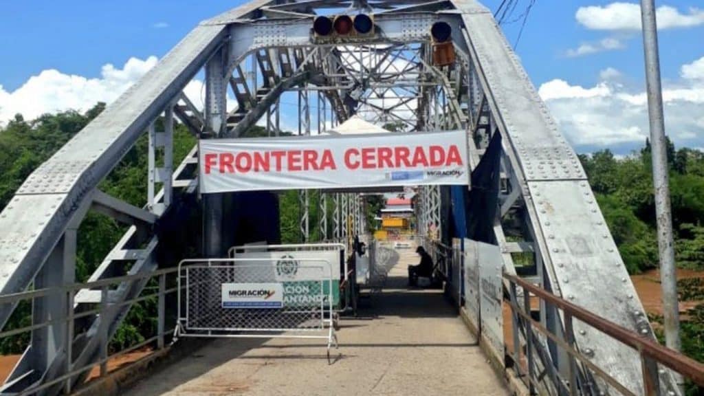 La frontera entre Venezuela y Colombia en 2019 fue cerrada por el gobierno colombiano. Venezuela calificó la medida como "grotesca". Foto: Migración Colombia