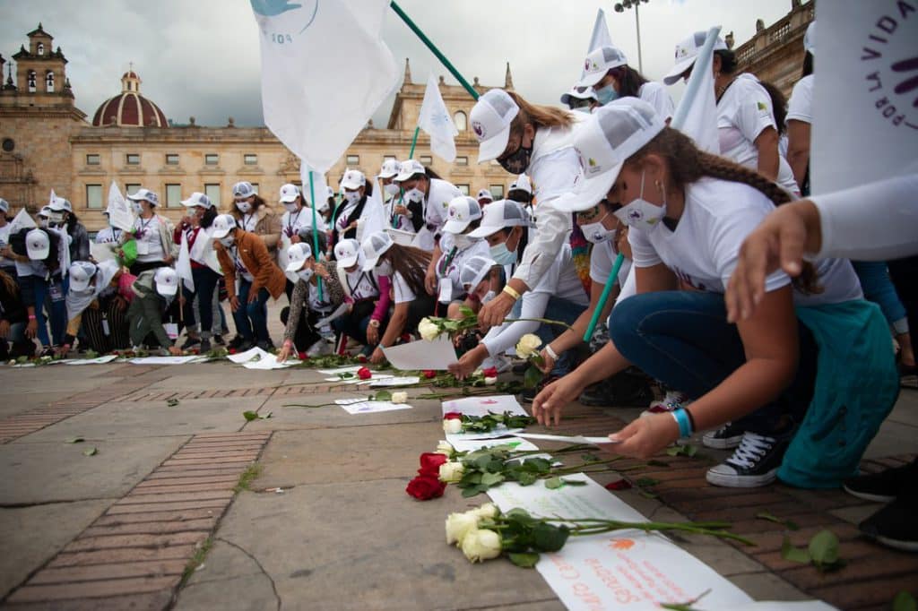 Solo en 2021, durante el Paro Nacional, se registraron 83 asesinatos en Colombia. Foto: Gettyimages