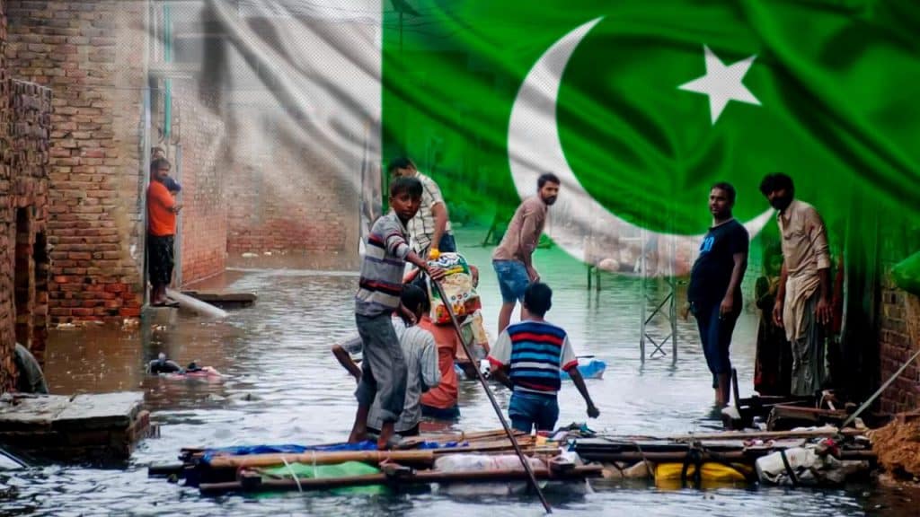 Inundaciones, muertes y crisis por las peores lluvias de la última década en Pakistán.
