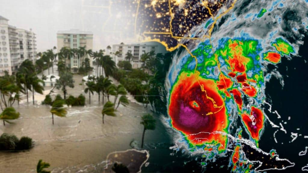 Huracán Ian llega a Florida con marejadas ciclónicas y vientos devastadores.