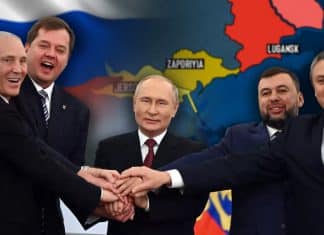 Putin firma acuerdos de adhesión de nuevas regiones a Rusia