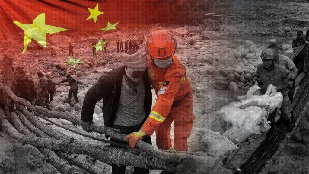 Un terremoto en China ha dejado decenas de muertes y daños a la infraestructura.