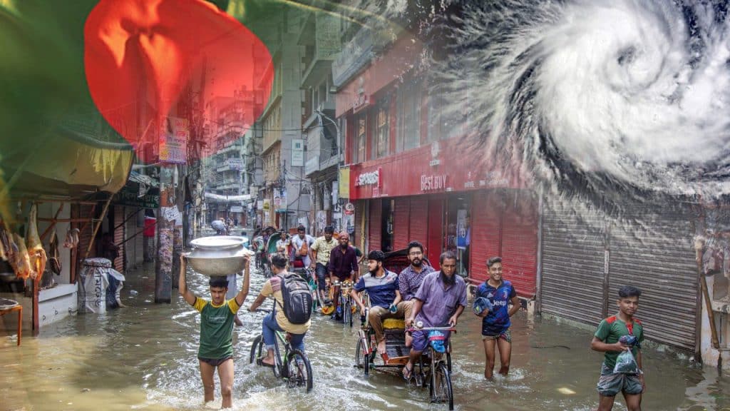 Sitrang provocó severos daños en la infraestructura de Bangladés.