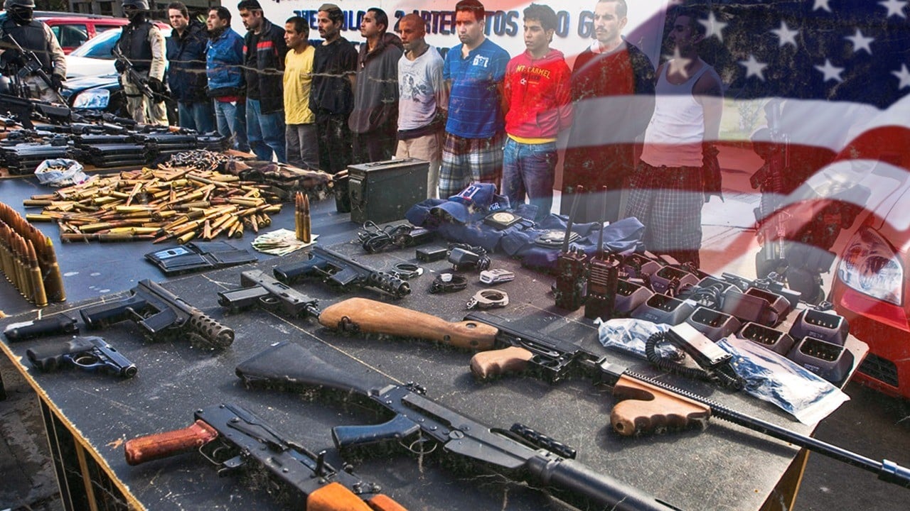 Los cuatro estados de EEUU que venden más armas al crimen organizado de