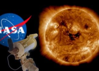 Imagen del “Sol sonriente” podría ser nada agradable para la Tierra