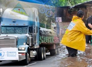 Nicaragua sends convoys of food and roofs to those affected by Julia