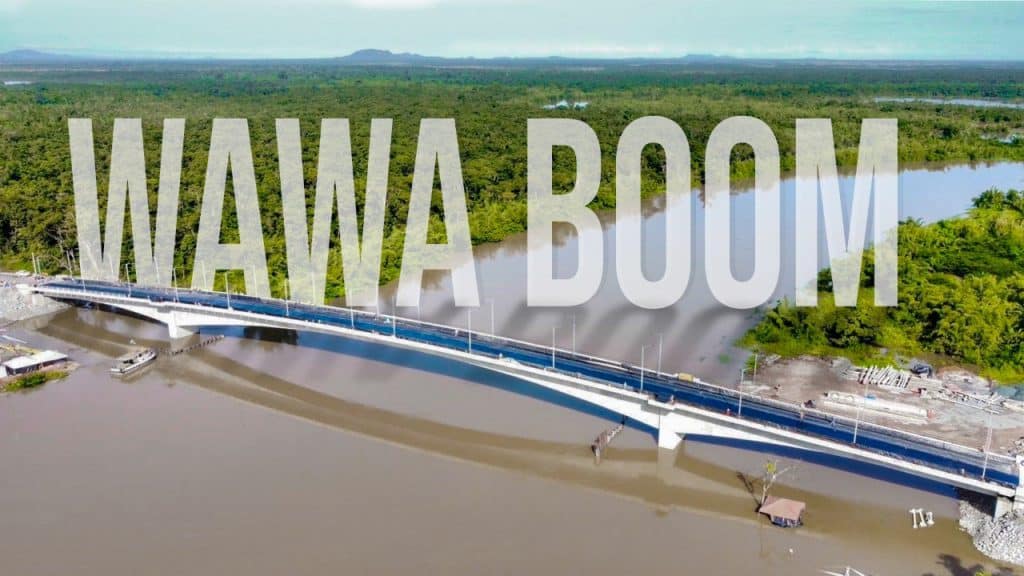 El Megapuente Wawa Boom tiene una longitud de 255 metros. Foto: JP+