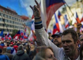 En República Checa protestan contra sanciones aplicadas a Rusia