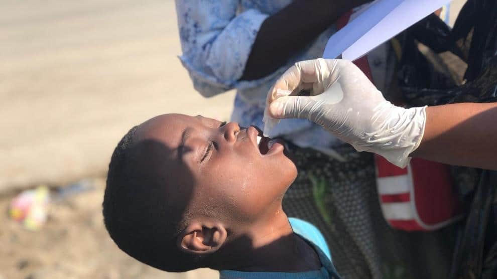 Campaña de vacunación contra el cólera en África de la OMS. Foto: OMS
