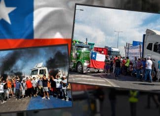 Chile amenaza con invocar Ley de Seguridad contra transportistas