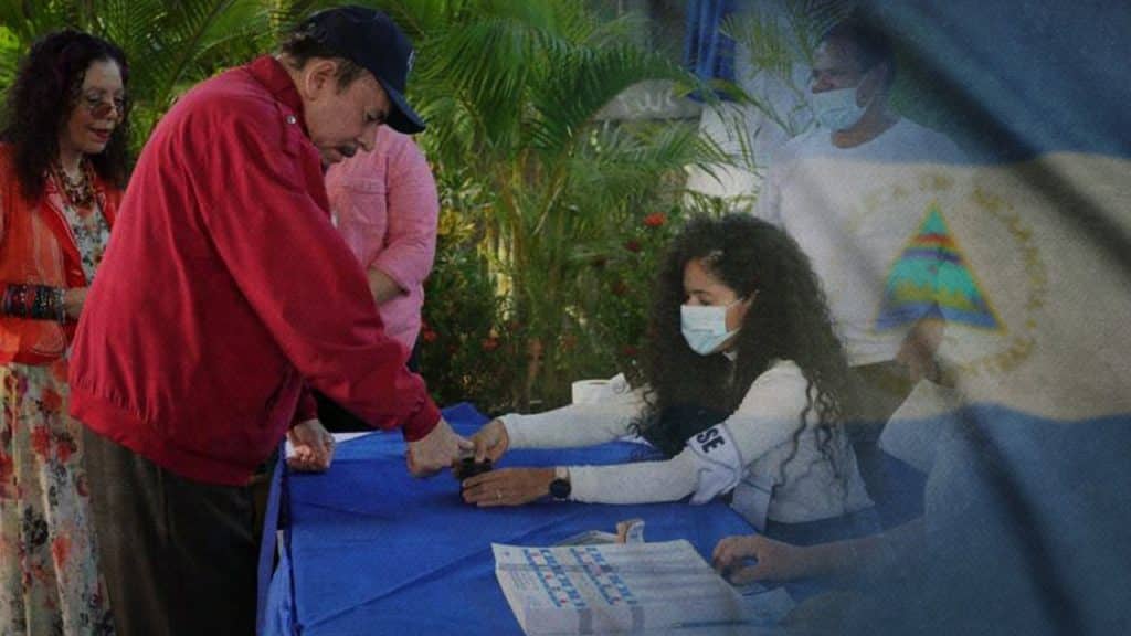 El presidente de Nicaragua, Daniel Ortega, ejerció su derecho al voto, en las Elecciones Municipales 2022.  