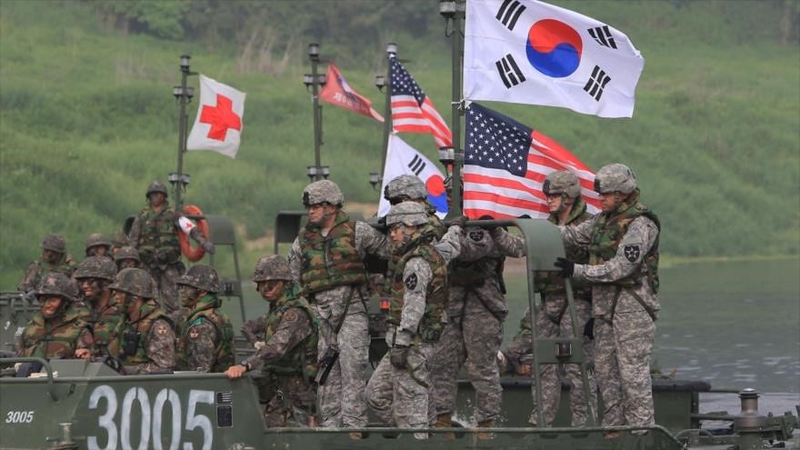 Los ejercicios militares en la Península de Corea, han sido tildados de “provocación”. Foto: AP