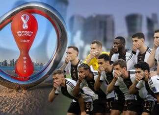 Germans players and the polemic photo covering their mouths