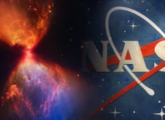 The «hourglass» captured by the Webb Telescope