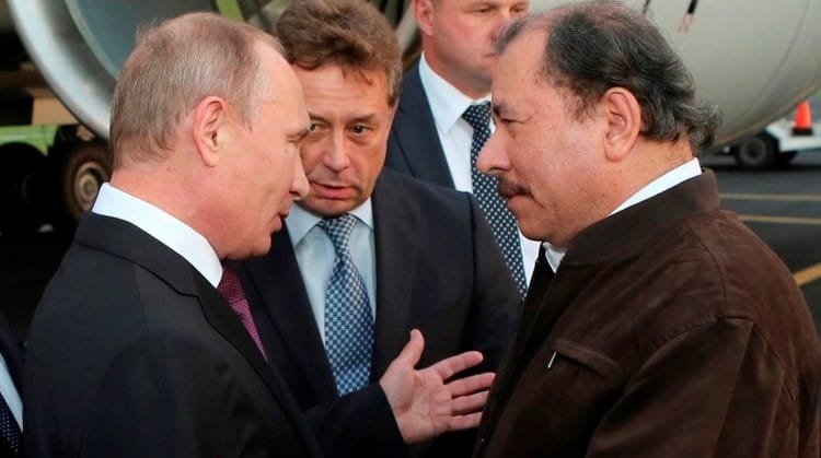 Putin expresó sus felicitaciones al presidente Daniel Ortega, en ocasión a su cumpleaños 77.