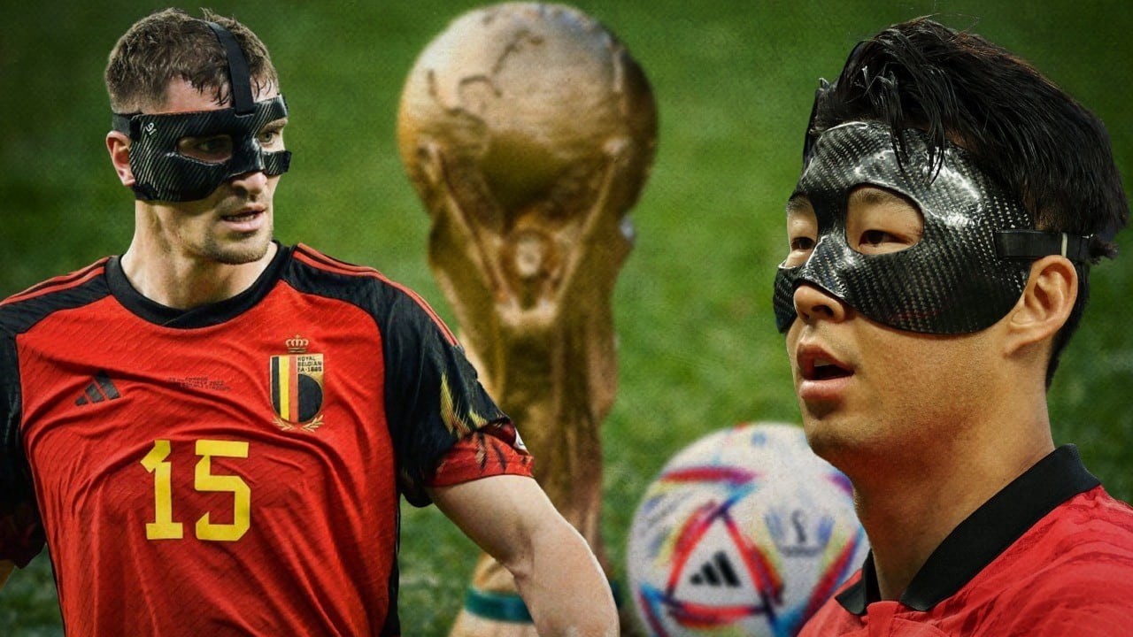 Why soccer players wear masks?