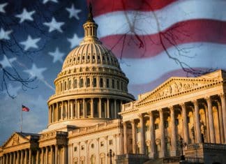 The Capitol in the US in the midterm elections