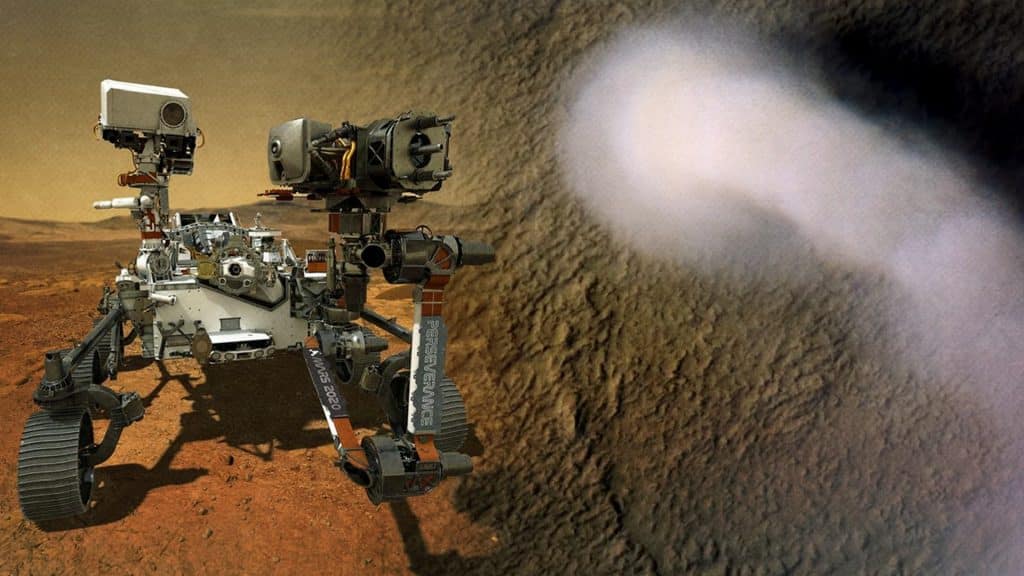 NASA records the sound of dust on Mars