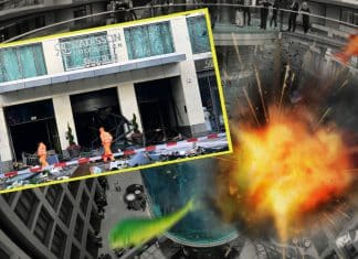 Estalla el acuario cilíndrico más grande del mundo