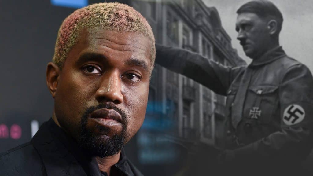 Kanye West says that he is in favor of Nazis and that he is a fan of Hitler