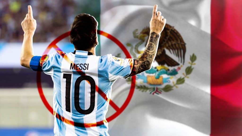 La acción dejaría al futbolista argentino como una “persona no bienvenida” en México, prohibiendo su entrada al territorio