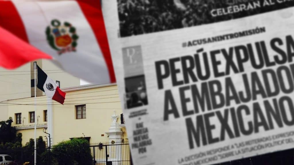 El diplomático mexicano en Perú, salió de ese país tras ser declarado “persona non grata”, sin embargo, México no pretende romper relaciones.