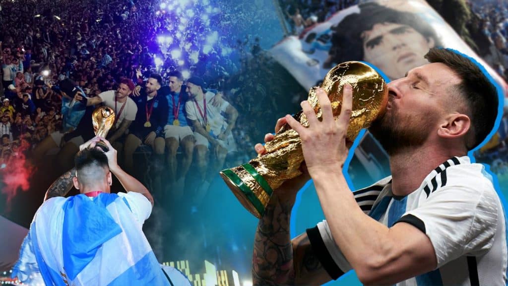 Se declaró feriado nacional para que los ciudadanos de Argentina participaran en la caravana para los seleccionados campeones de la Copa del Mundo 2022.