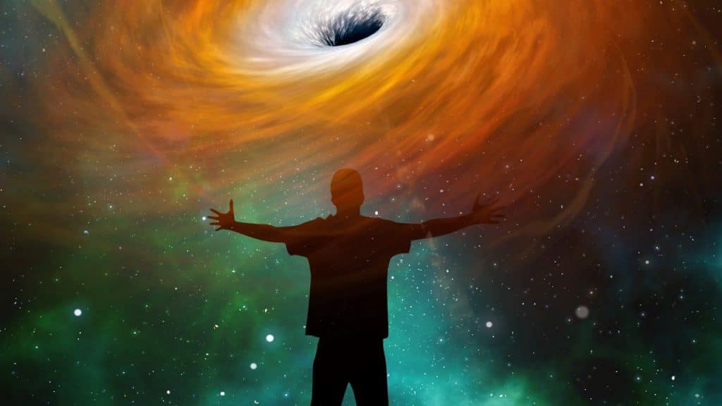 Los agujeros de gusano funcionan como un atajo entre el espacio-tiempo y se genera cuando dos agujeros negros están entrelazados.