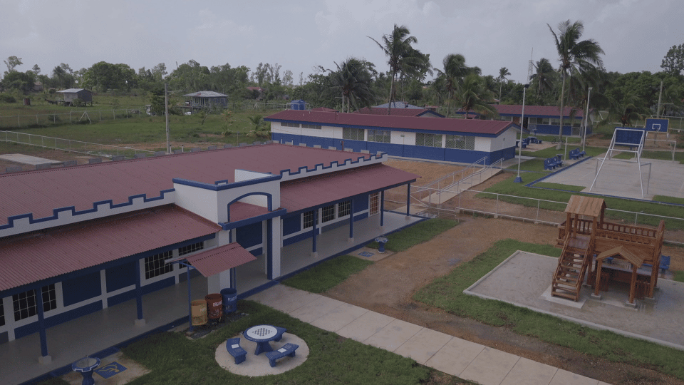 Escuela Lamlaya, ubicada en Bilwi, Costa Caribe Norte de Nicaragua. Foto: JP+.