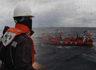 Shipwreck between South Korea and Japan At least 2 dead in a shipwreck between South Korea and Japan leaving 9 sailors still missing, according to the guard coast.